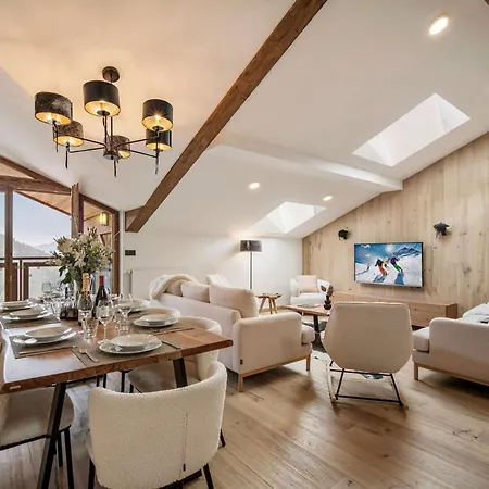 Luxury Penthouse Sauna Views 4br Nebula Appartement Courchevel