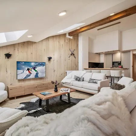 Luxury Penthouse Sauna Views 4br Nebula Appartement Courchevel