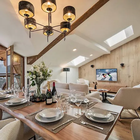 Luxury Penthouse Sauna Views 4br Nebula Courchevel